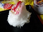 デイサービスの夏祭り　かき氷